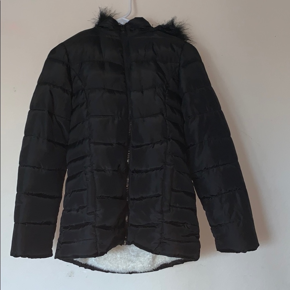 Justice Winter Puffy Coat w/ detachable hood